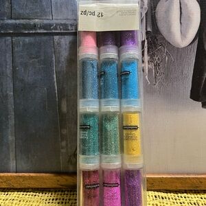 Glitter Set with Pink, Purple, Blue, and Yellow Shades